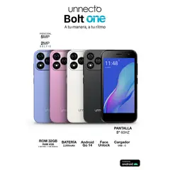 UNNECTO - Celular Bolt One 32GB ROM + 2GB RAM