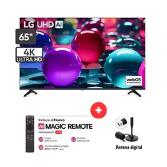 LG - TELEVISOR 65 65UA7300PSB UHD 4K THINQ AI 2025 + CONTROL MAGIC + ANTENA DIGITAL