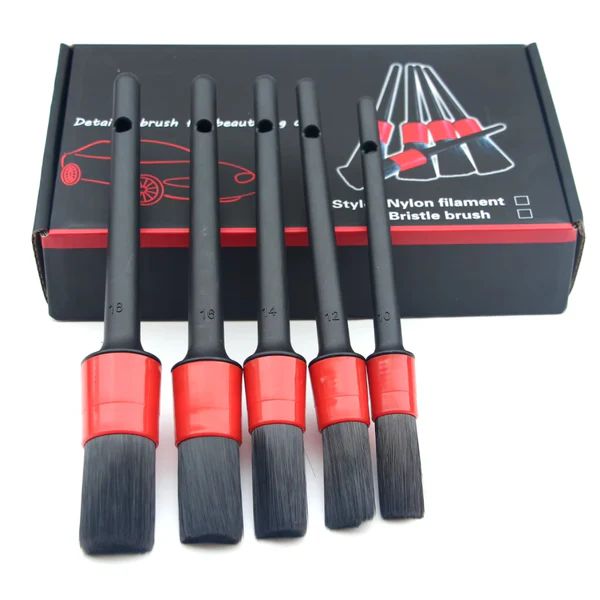 Kit Brocha Universal Para Detailing Automotriz Limpieza