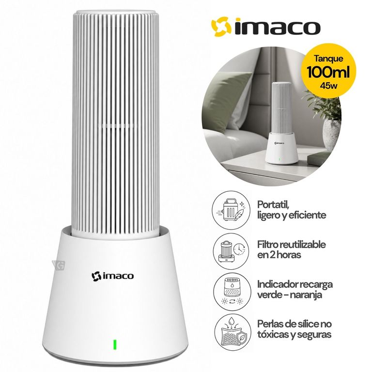 Mini deshumedecedor portatil de closet DHM20 Imaco