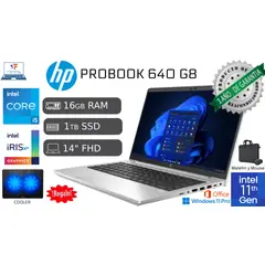HP - Hp Probook 640 G8 I5 11va 16gb RAM 1TB SSD  Reacondicionada 1 Año Garantía + COOLER