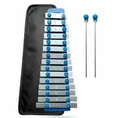 VENTURI - Xilófono Diatónico Venturi de 2 Octavas color Azul con Funda