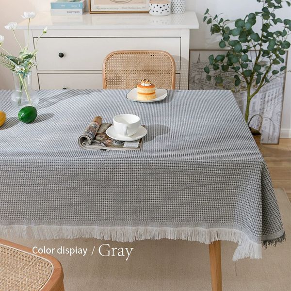 Mantel Rectangular Gris Grande
