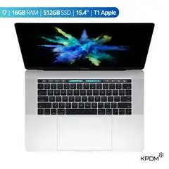 APPLE - MacBook Pro 2017 15.4” i7 16GB RAM + 512GB SSD Plateado Reacondicionado Grado A