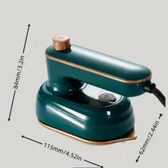 GENERICO - Mini Plancha Portátil Planchado a Vapor Eléctrico Viajero -Verde