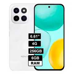 HONOR - Celular X6C 256GB 6GB RAM Blanco