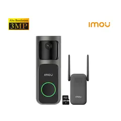IMOU - Timbre Cámara IMOU Doorbell 2S Kit 2K Batería Detección Merodeo 128GB