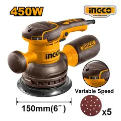 INGCO TOOLS - RS4516 LIJADORA ROTATIVA 450W 150MM