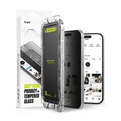 RINGKE - Mica Antiespia iPhone 16 Pro Max Dureza 9H 2 Unidades