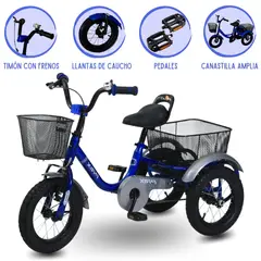 BABYGO - Triciclo Chavo con cadena BABYGO «CADENA» Blue