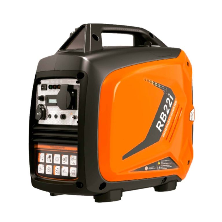 Generador Inverter Silencioso 2200w Redbo Color Naranja