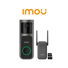 IMOU - IMOU Doorbell 2S Kit 2K Timbre Cámara Batería Detección Merodeo 256GB