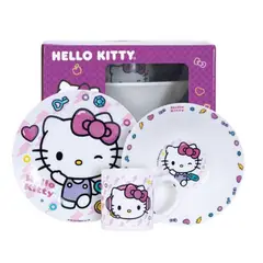 SCOOL - SET DE CERAMICA 3 PIEZAS BOWL PLATO Y TAZA