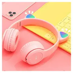 GENERICO - Audifonos Bluetooth Orejas de Gato ControlMP3Radio para HuaweiHonor