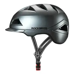 Rockbros - Casco bicicleta Urbano Certificado ligero Rockbros TS-56 Titanium