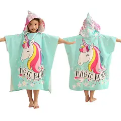 PIA COPELLO STORE - Toalla de Baño con Capucha - Unicornio Colores