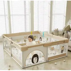 GENERICO - Corral Grande Infantil  de Bebes y Niños Corralito Animales