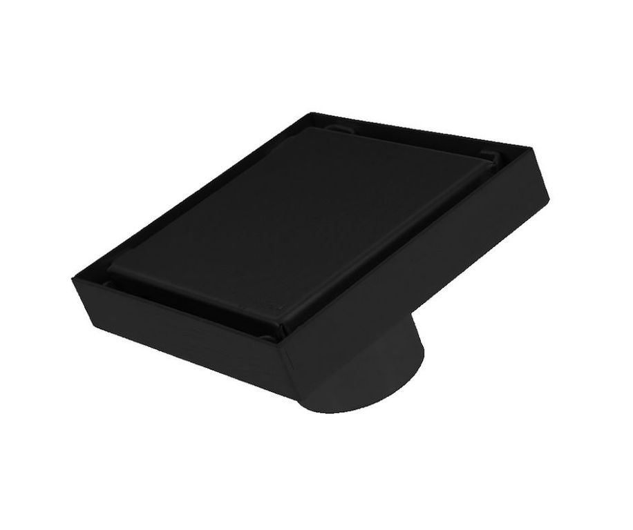 Sumidero 10 x 10 Negro Mate Acero inoxidable 304