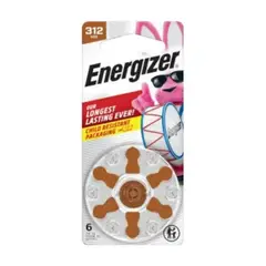 ENERGIZER - Caja de 60 Pilas Auditiva 312 blister x 6