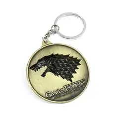 GENERICO - Llavero Juegos Tronos  Lobo Multicolor