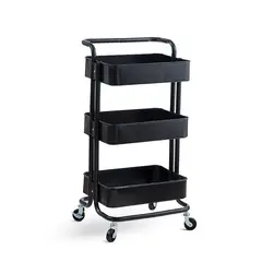 PIA COPELLO STORE - Carrito Repisa Móvil 85 cm - Negro