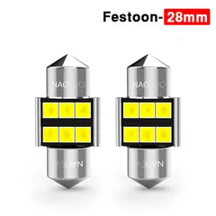 NAOEVO - Led de Salon Feston Canbus C5W 28 mm X 2 Unids