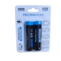 ROMAX - Pack x2 baterias de litio modelo de 2200mAh 37v