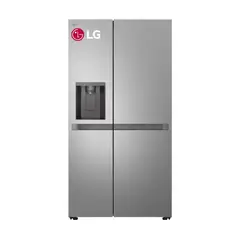 LG - Refrigeradora Side by Side No Frost 625 Litros Plateado GS66SPY