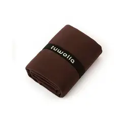 TUWALLA - Toalla de Microfibra L 80x130cm Marrón
