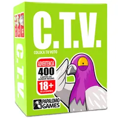 PAPALOMO GAMES - Juego de mesa CTV - Coloca Tu Voto