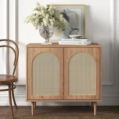 R&R MUEBLES - Aparador Moderno Tomoyo Roble Cava R&R MUEBLES