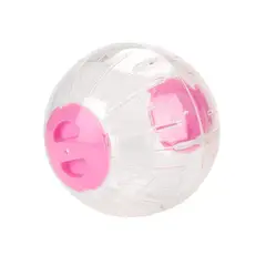 GENERICO - Esfera bola de ejercicios para hamsters color rosada 16cm