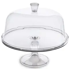 ICHIMATSU - Porta Torta de Acrílico con Tapa 29 cm-Ichimatsu