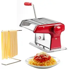 GENERICO - Maker Máquina Cortadora + Laminadora Fideos Pasta Rodillos