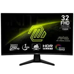 MSI - Monitor Gamer MAG 32C6X Curvo 32 FHD 250Hz 1ms HDR Adaptive-Sync