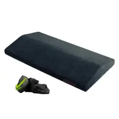 DAUER - Almohada Cervical Viscoelástica con Carbón de Bambú para Dormir - Negro