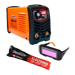 REDBO - Máquina Soldadora Redbo 130a+lente Protector+electrodo 18