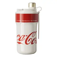 GERM - Vaso Térmico Old Iconic Coca-Cola x – Blanco Rojo 650 ml / 22 Oz