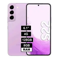 SAMSUNG - Celular S22 8GB 128GB Color Morado