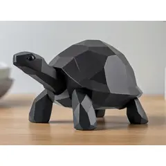 GENERICO - ADORNO EXCLUSIVO TORTUGA NEGRO 14cm x 16cm x 27cm