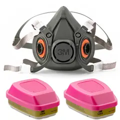 3M - RESPIRADOR 6200 MARCA CON FILTROS 60926