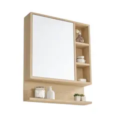 PELIKANO - Mueble de Baño con Espejo Melamina Duna 60x55 cm