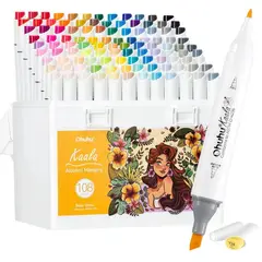 OHUHU - Kaala - Set de 108 marcadores - Tonos básicos