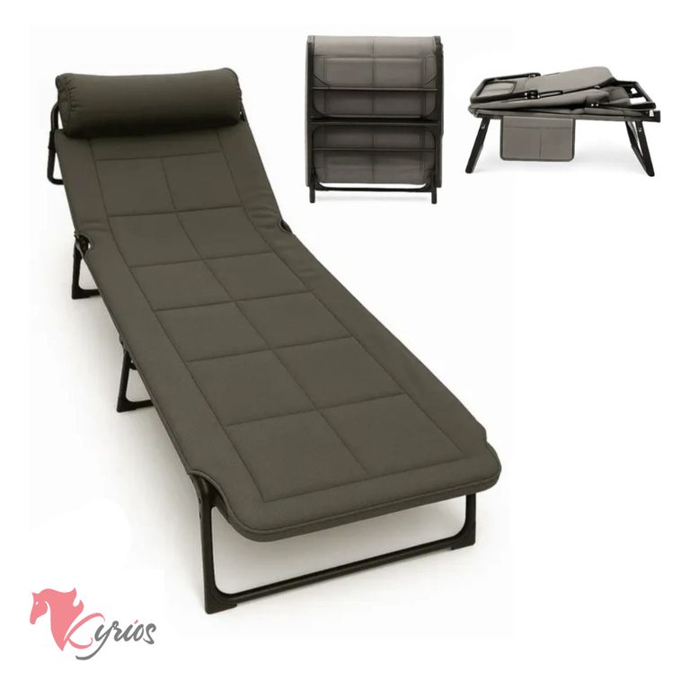 CAMA PLEGABLE DE 6 POSICIONES RECLINABLE + ACOLCHE