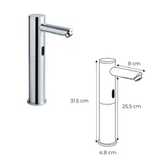 XM - Grifería Electrónica Cromada Automática Sensor