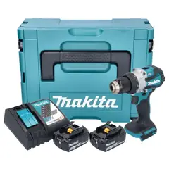 MAKITA - Taladro Percutor Makita DHP489RFJ  1/2” 18V Brushless 2x  3.0Ah