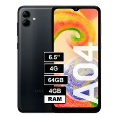 SAMSUNG - A04 4GB RAM 64GB Negro