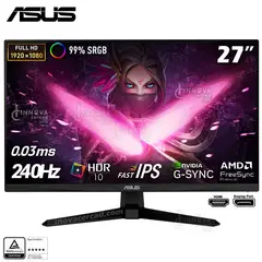 ASUS - Monitor ASUS TUF Gaming VG279QM5A 27 FHD 1920x1080, IPS, 240HZ, 0.03MS