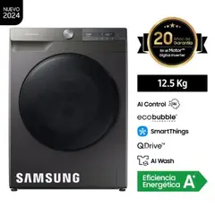 SAMSUNG - Lavaseca 12.5Kg / 7Kg Carga Frontal AI Control WD12T704DBN- Inox