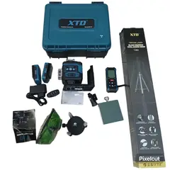 XTD - COMBO NIVEL LASER 16 LINEAS + WINCHA LASER Y TRIPODE